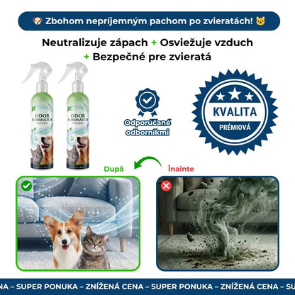 OdorPet – Rýchly odstraňovač pachov po zvieratách