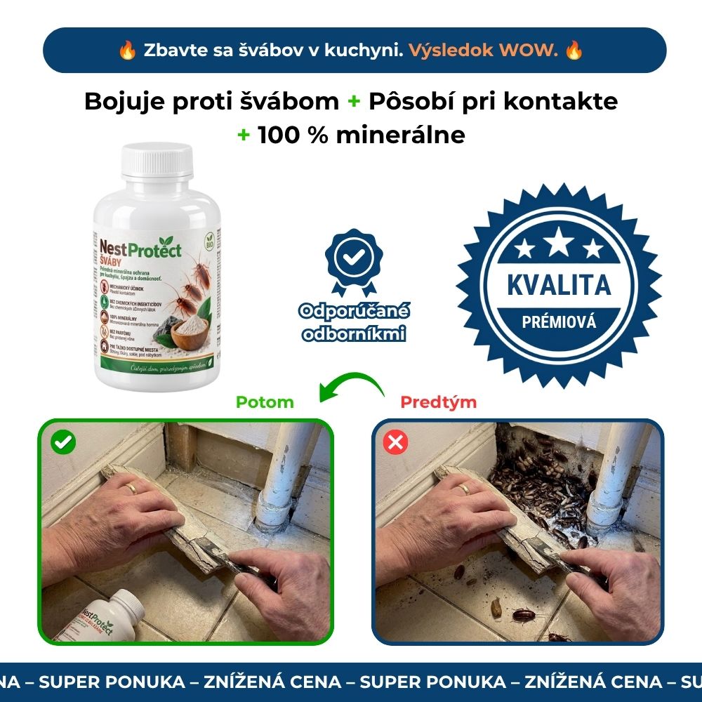 NestProtect – Ochrana proti švábom