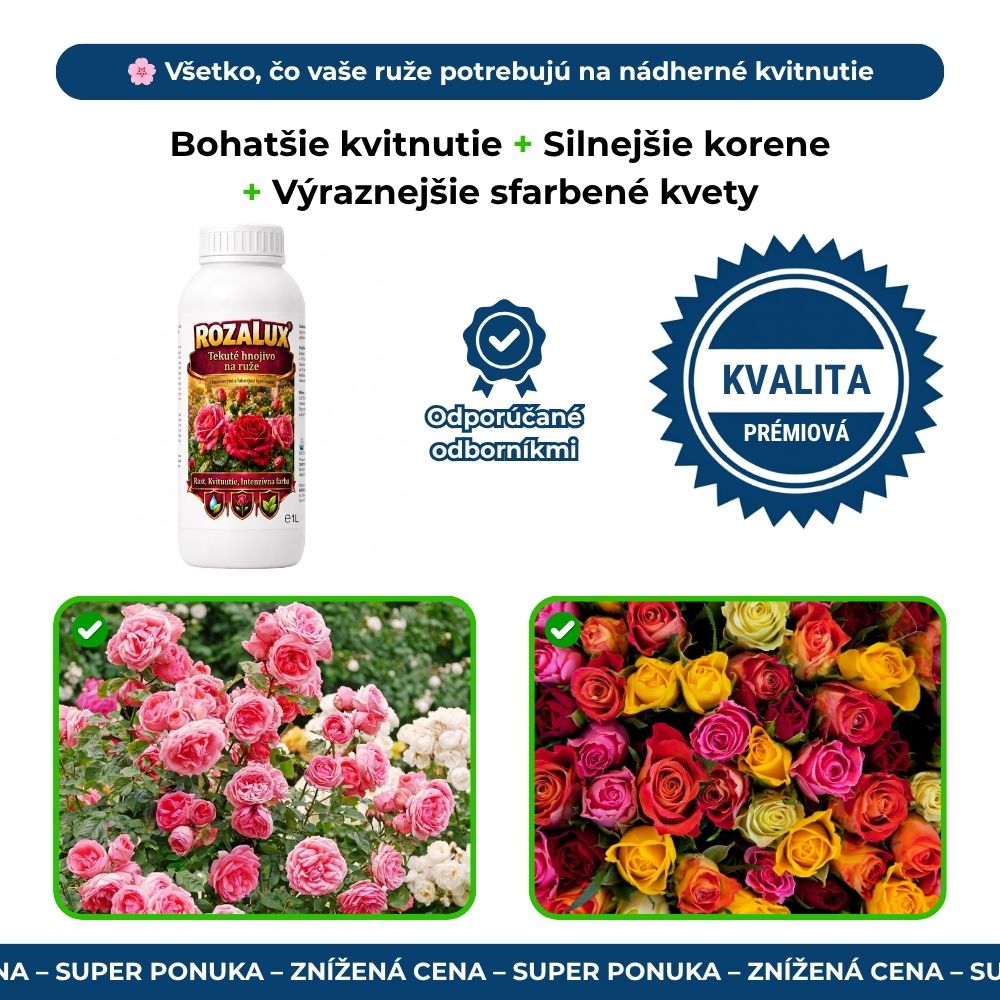 Rozalux – Hnojivo na ruže 1 L